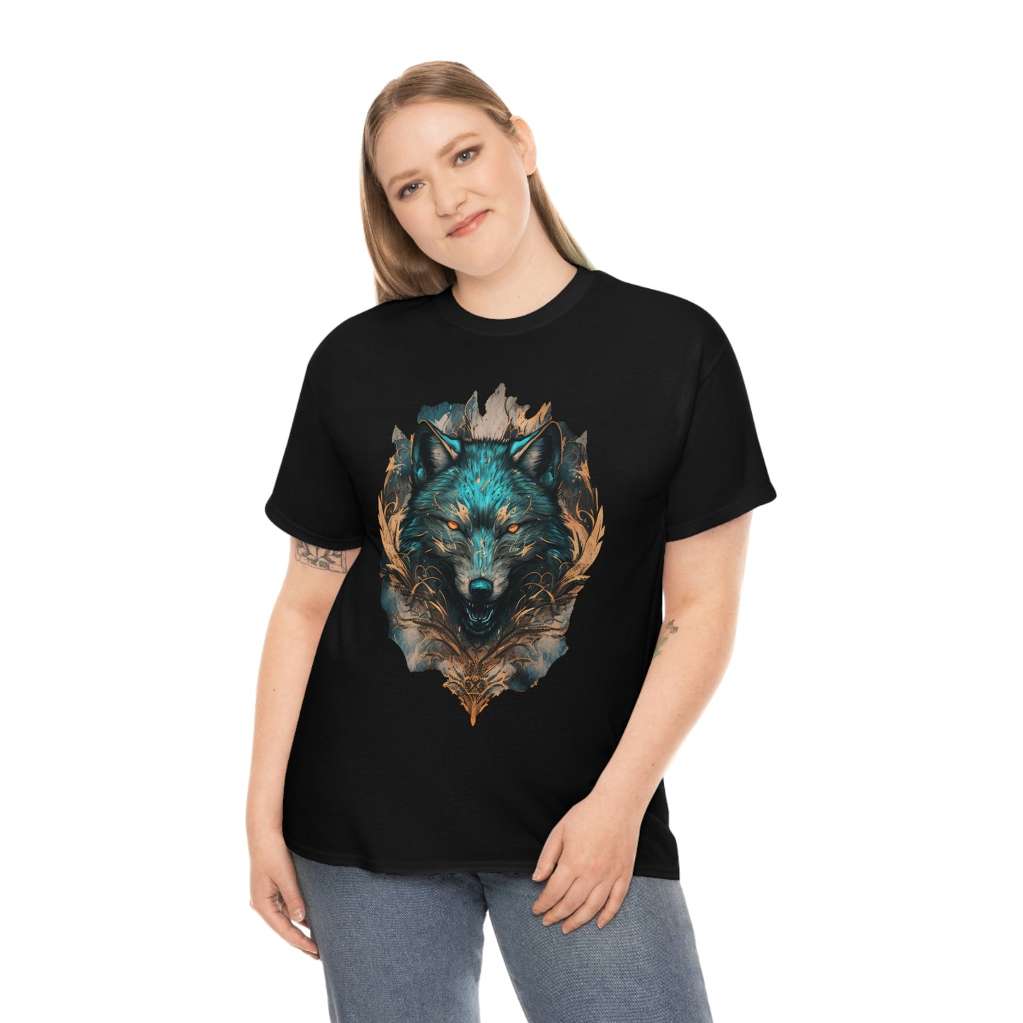 Wolf Unisex Heavy Cotton Tee