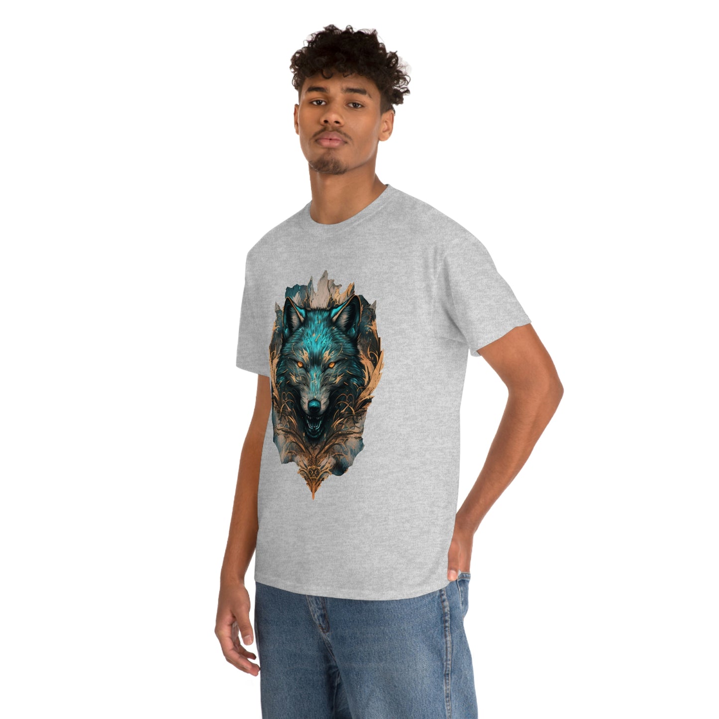 Wolf Unisex Heavy Cotton Tee