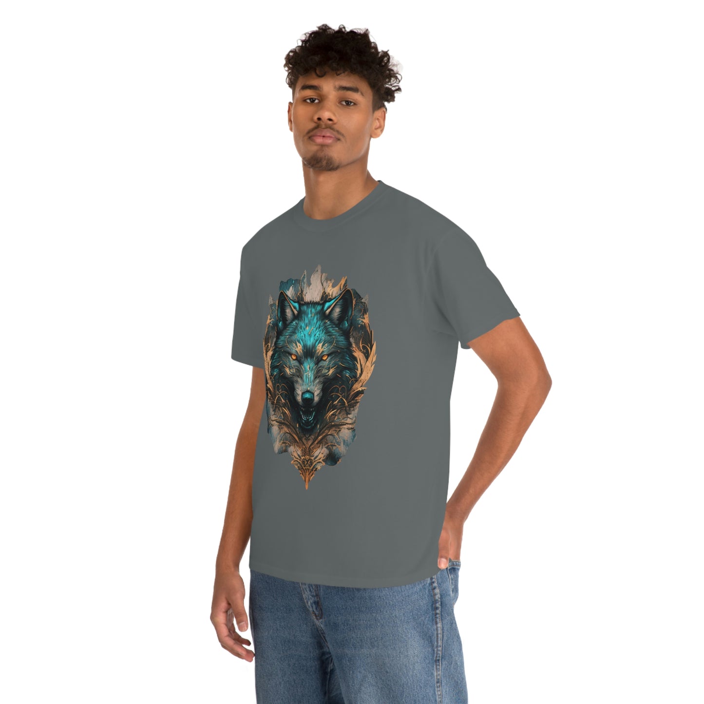 Wolf Unisex Heavy Cotton Tee