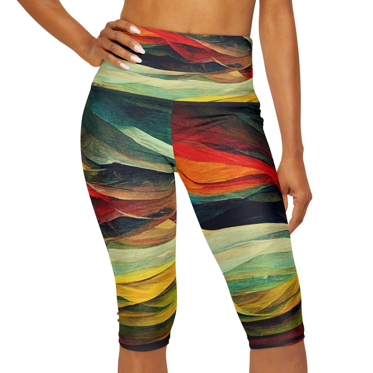 Earth wind and fire Yoga Capri Leggings