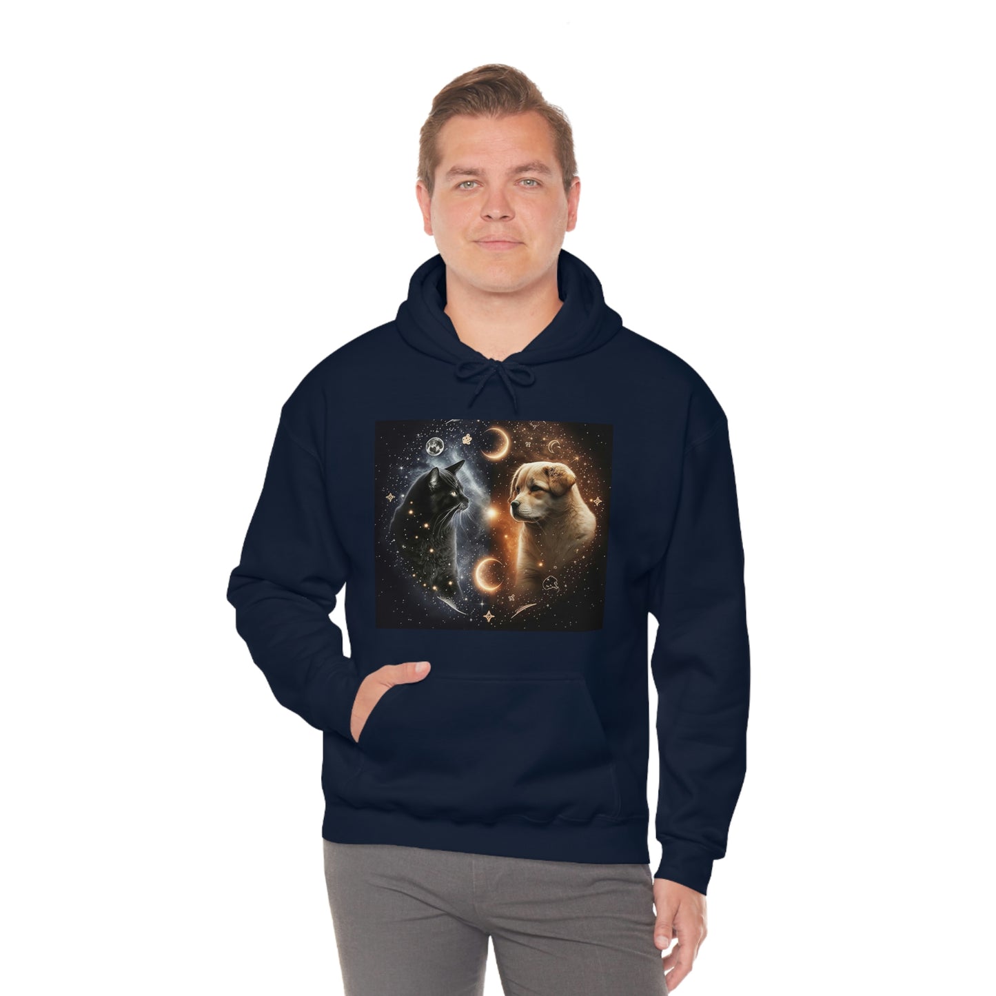 Zodiac Yin & Yen Unisex Heavy Blend™ Hooded Sweatshirt