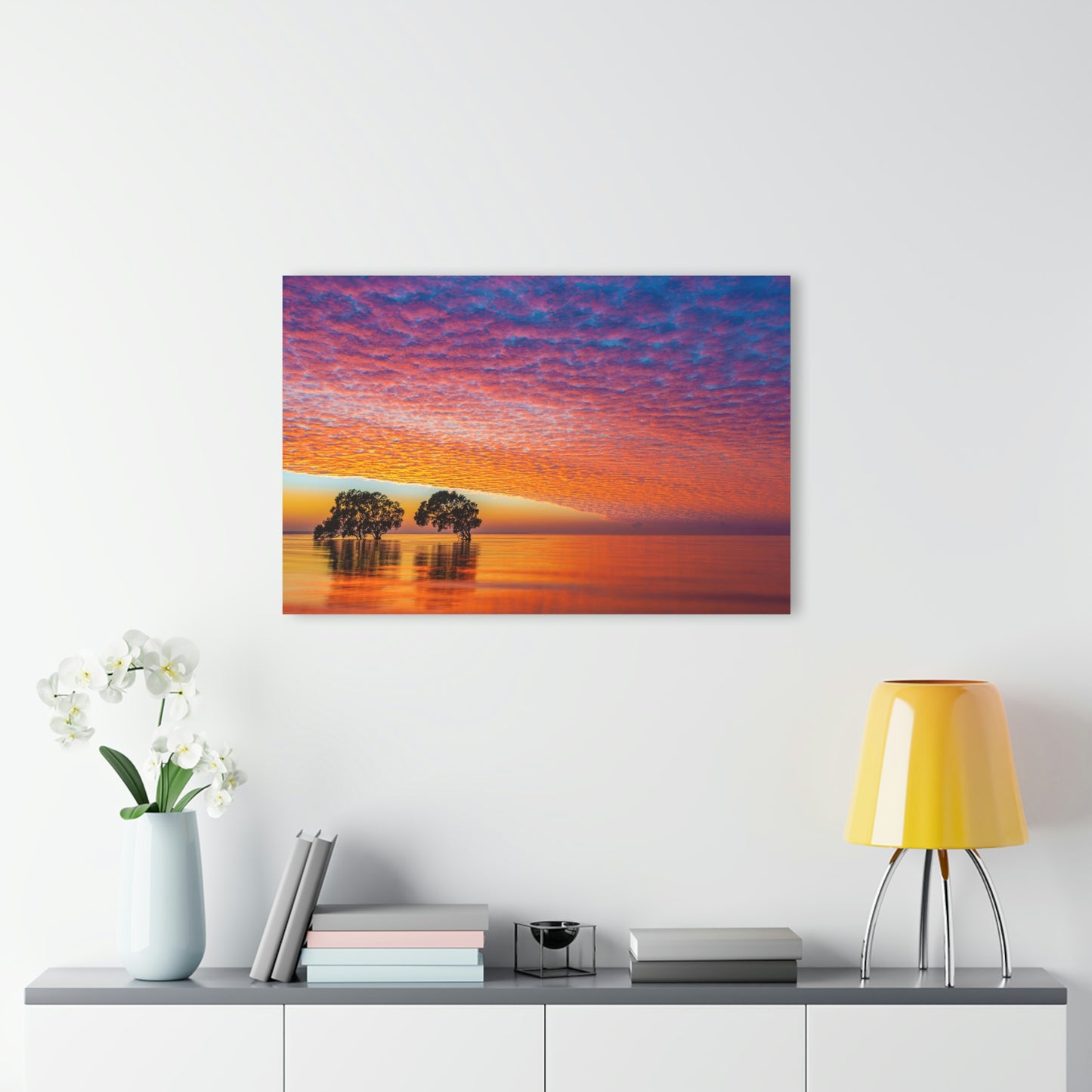 Ocean Sunset Acrylic Prints (French Cleat Hanging)