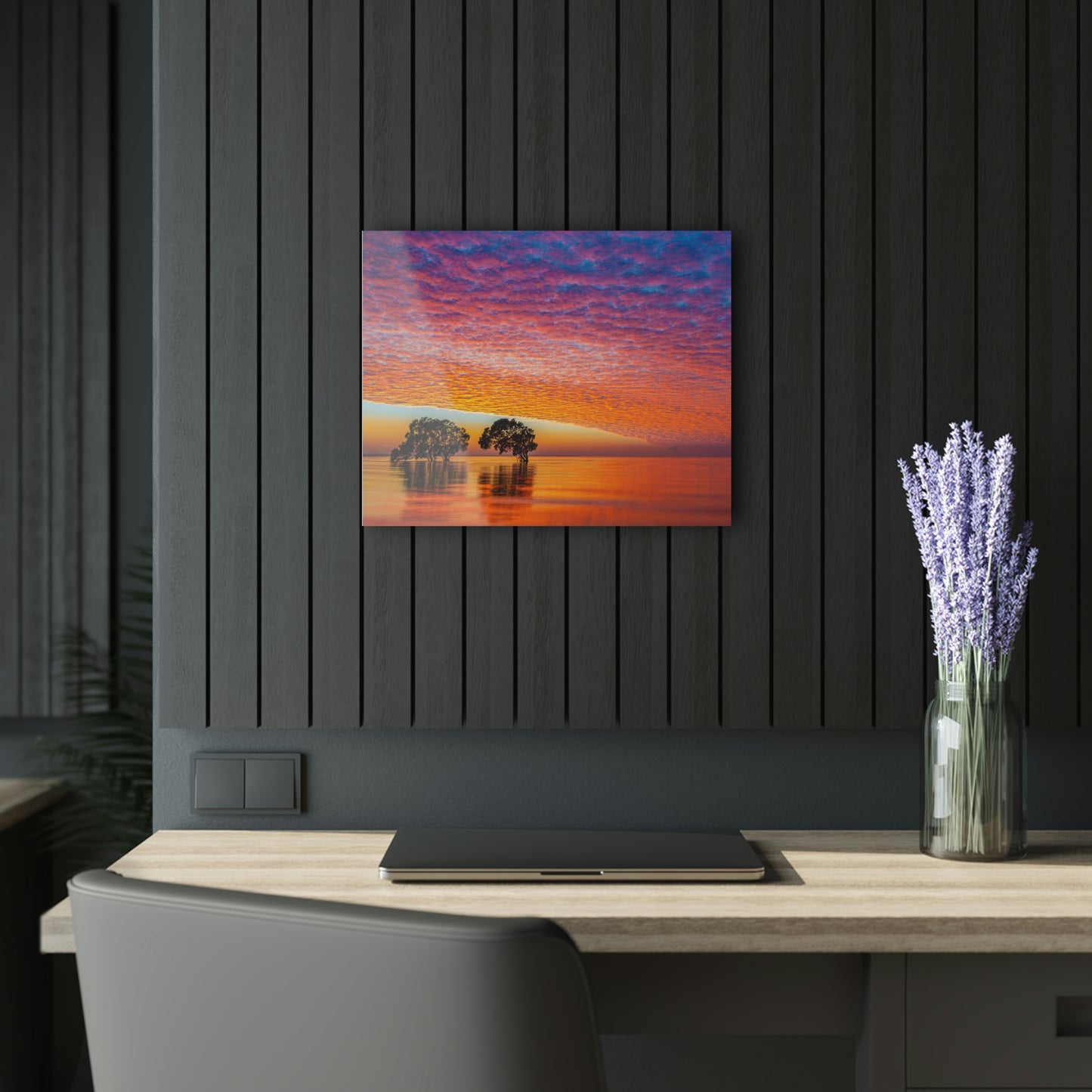 Ocean Sunset Acrylic Prints (French Cleat Hanging)