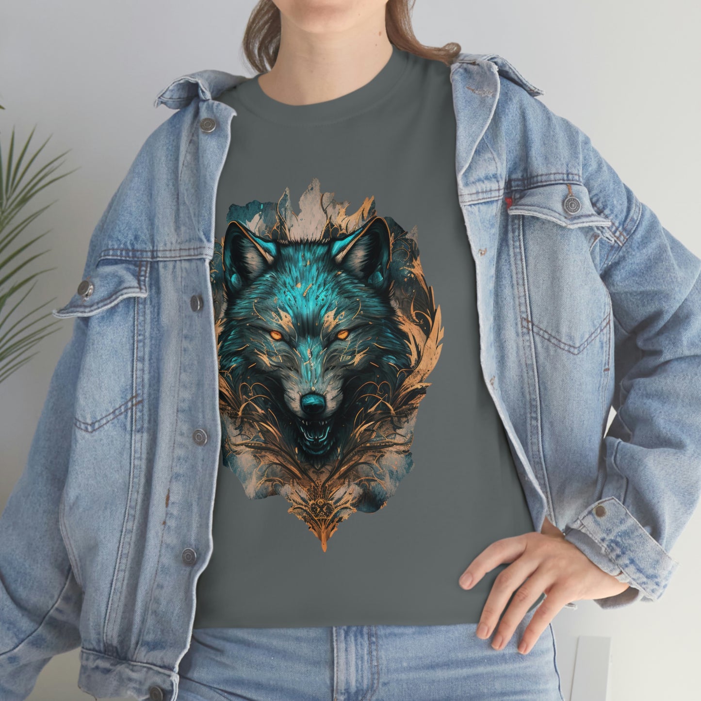 Wolf Unisex Heavy Cotton Tee