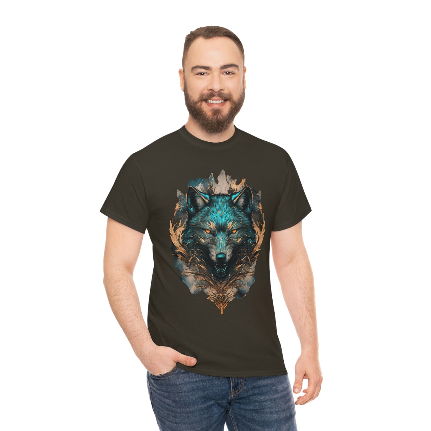 Wolf Unisex Heavy Cotton Tee