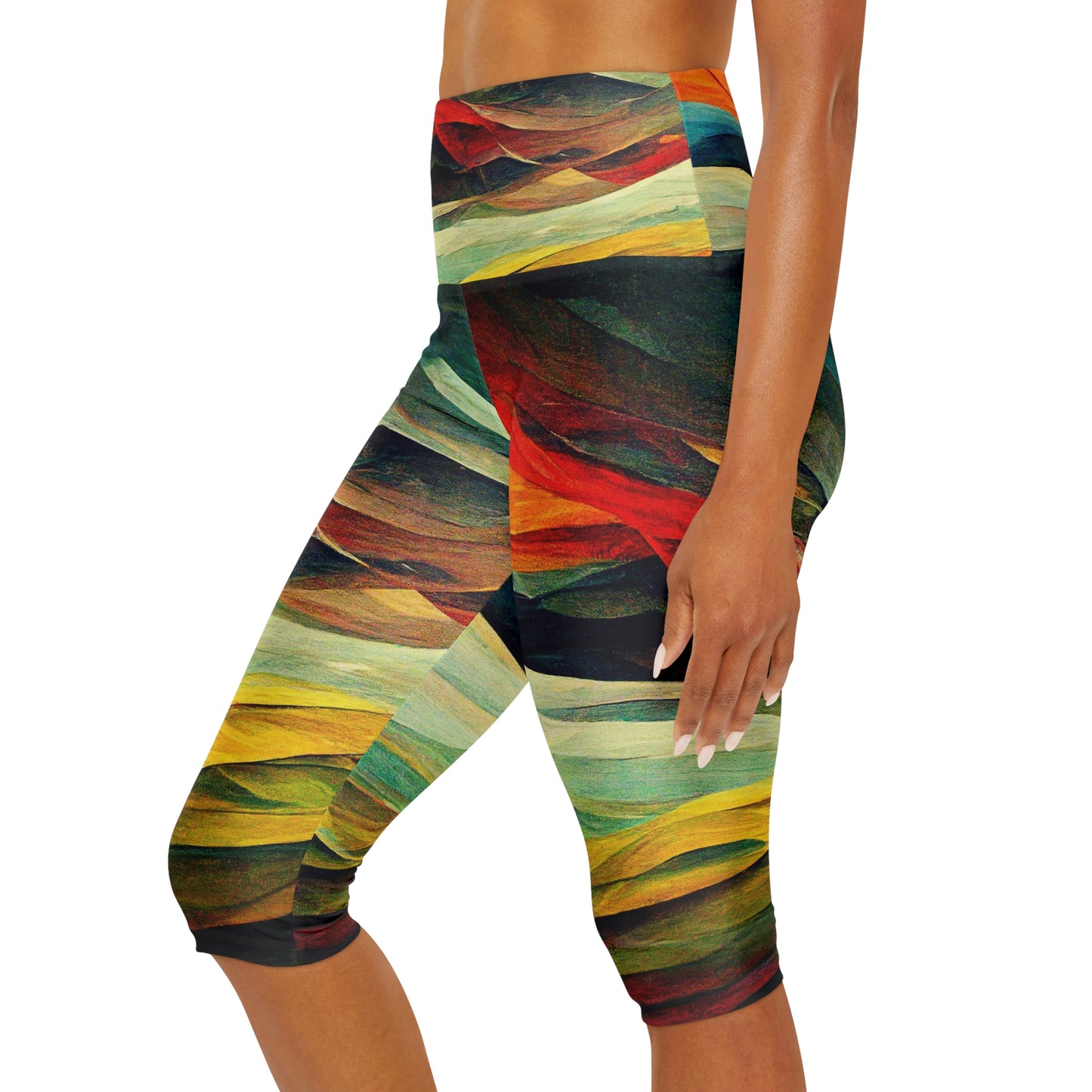 Earth wind and fire Yoga Capri Leggings