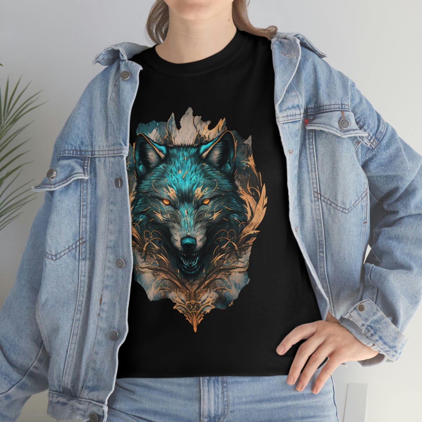 Wolf Unisex Heavy Cotton Tee