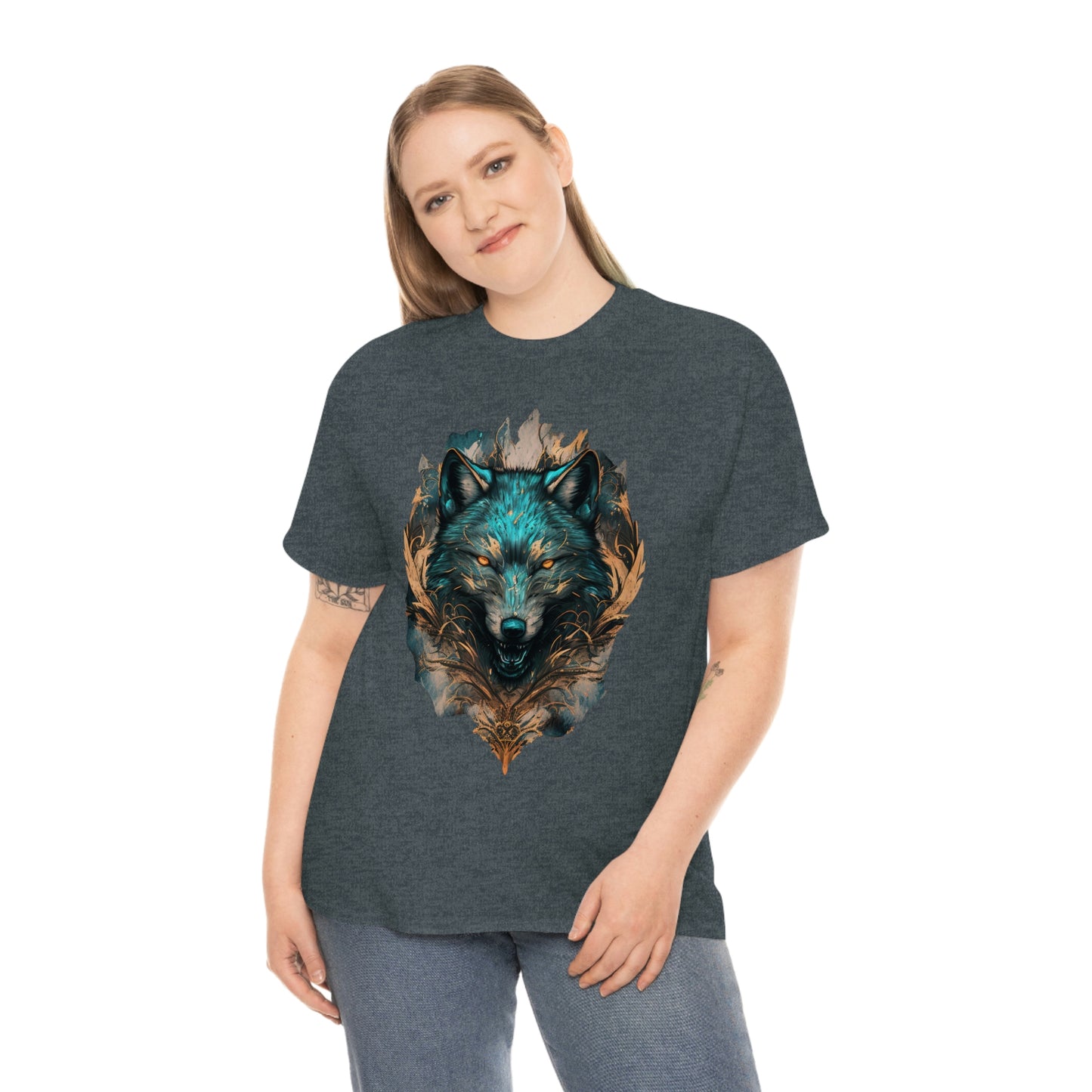 Wolf Unisex Heavy Cotton Tee