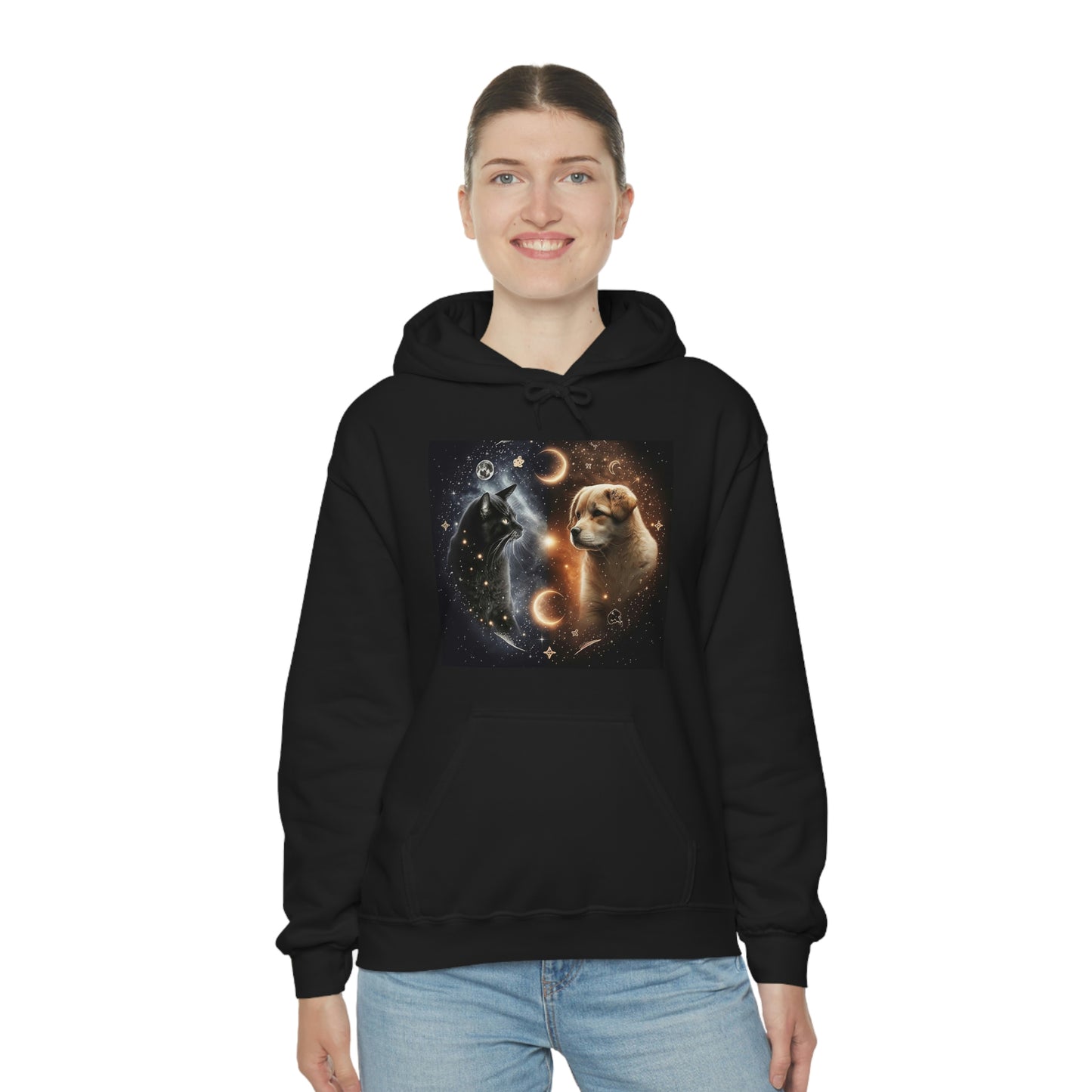 Zodiac Yin & Yen Unisex Heavy Blend™ Hooded Sweatshirt