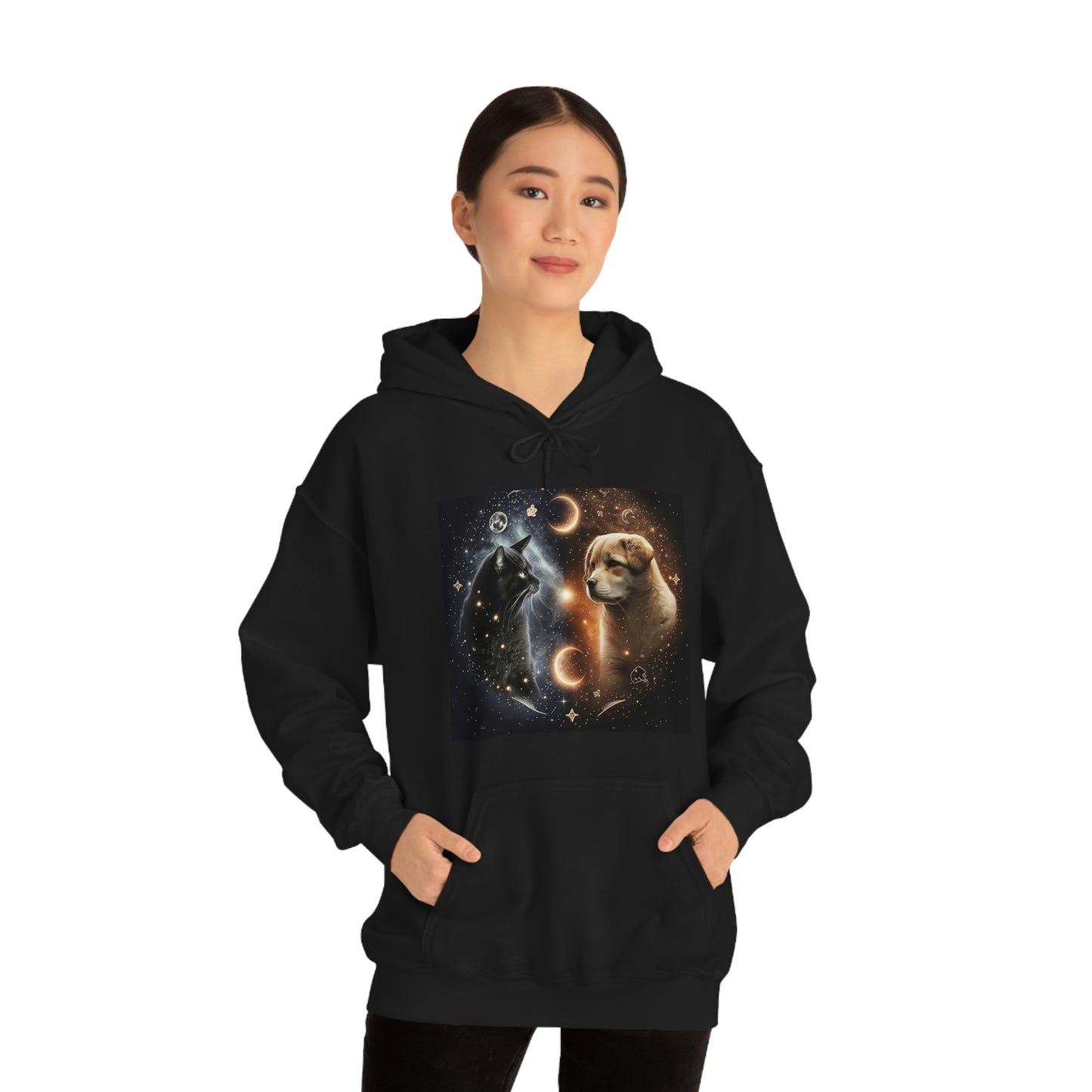 Zodiac Yin & Yen Unisex Heavy Blend™ Hooded Sweatshirt