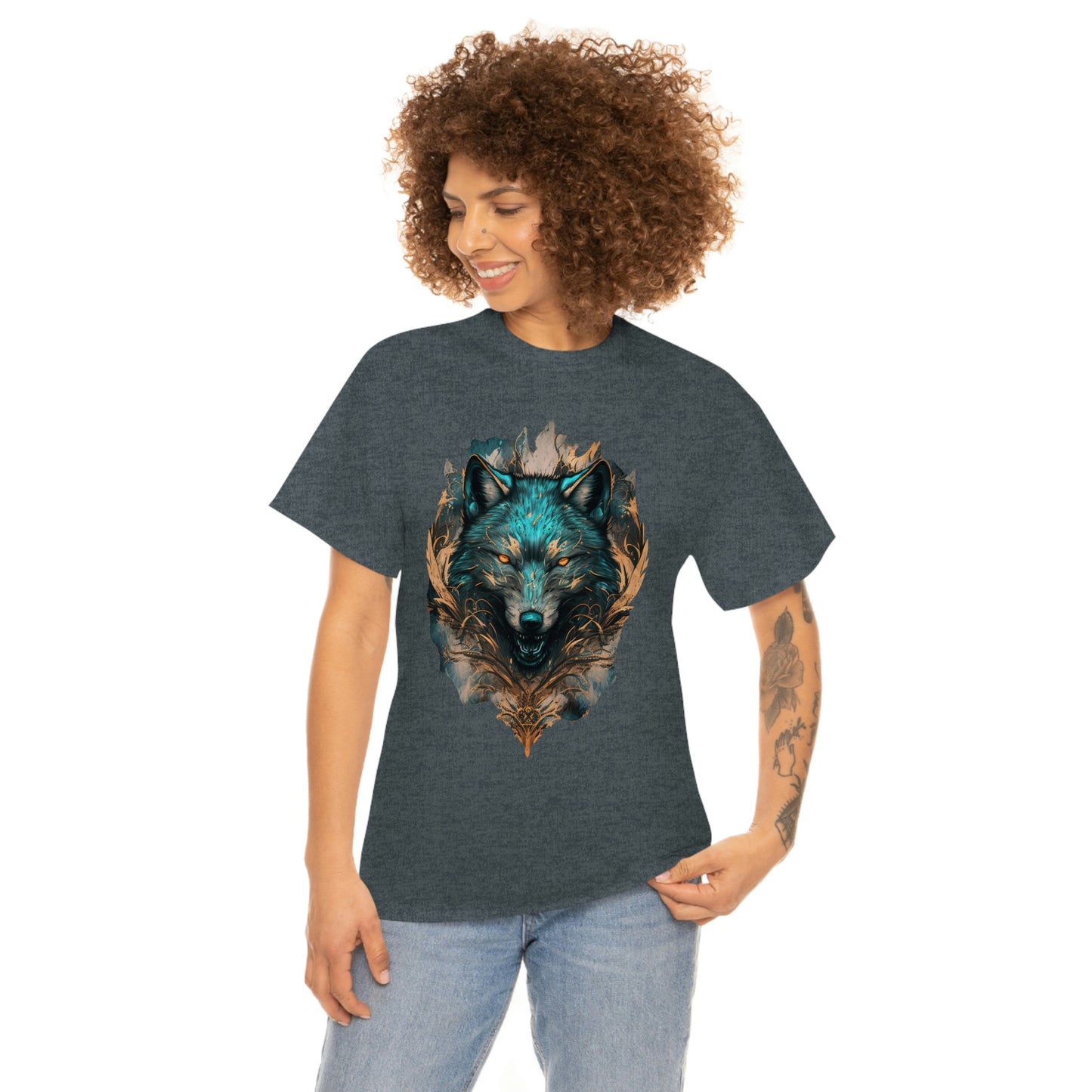 Wolf Unisex Heavy Cotton Tee