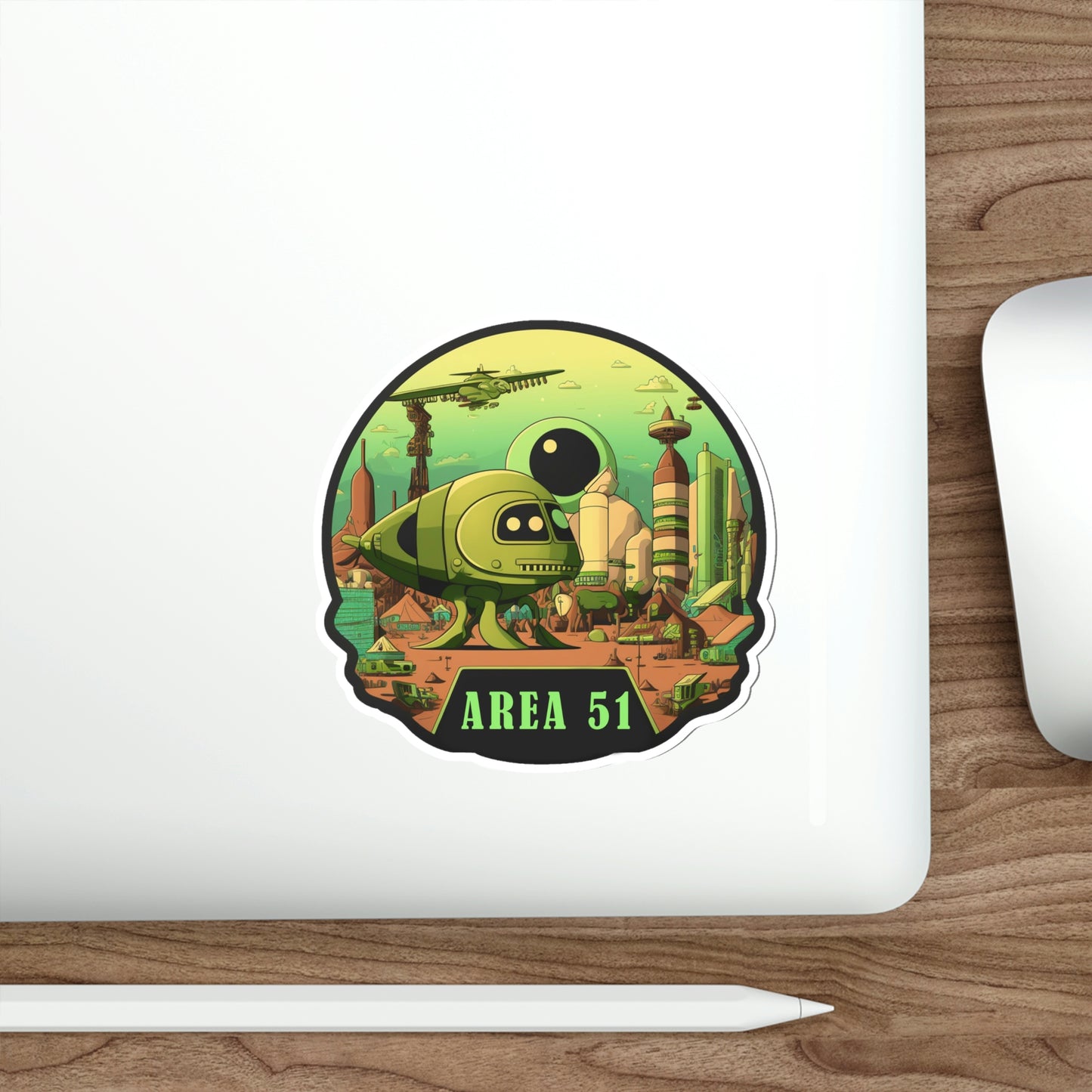 Area 1 3 Die-Cut Stickers