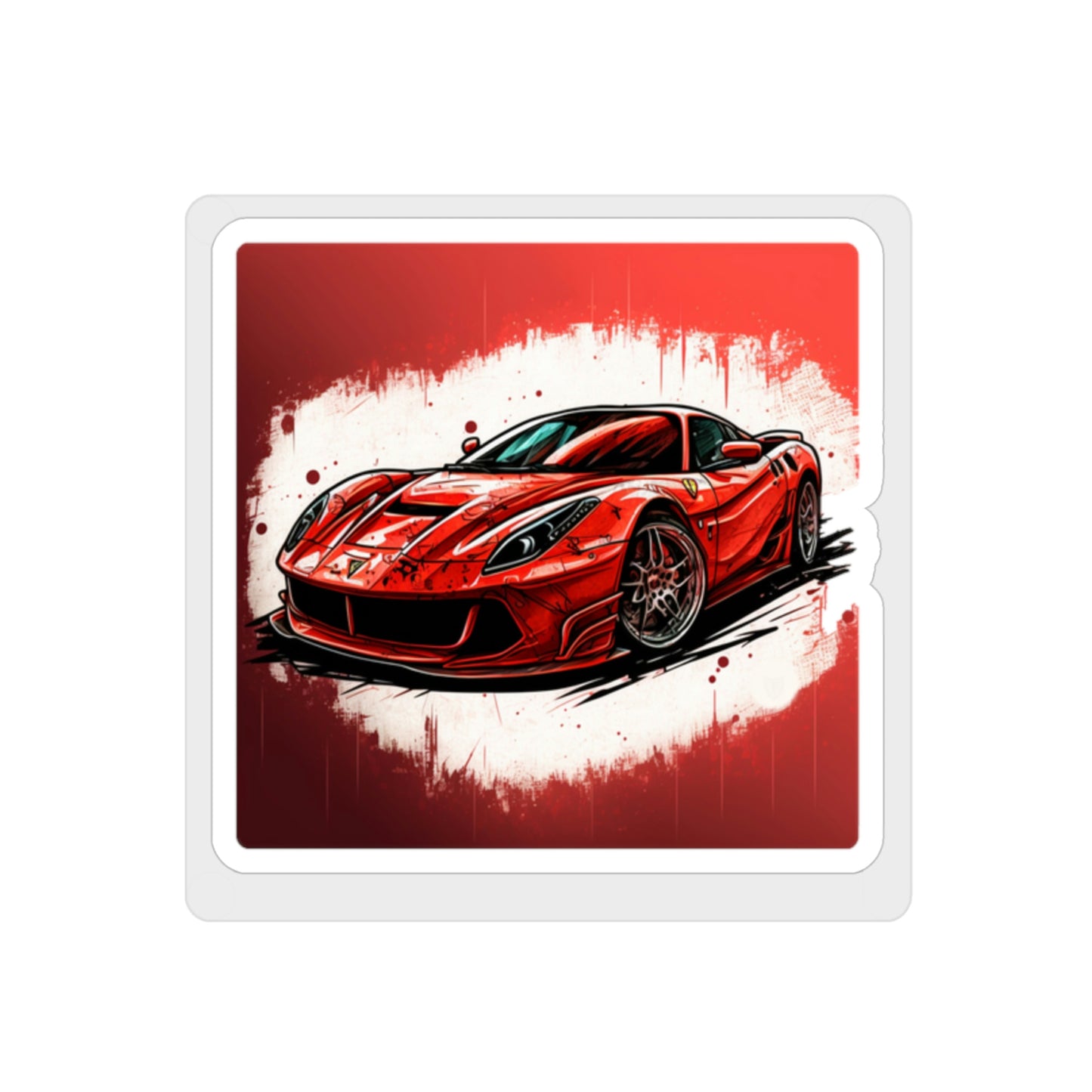 Ferrari Die-Cut Stickers