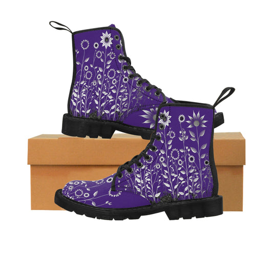 Flower Women's Canvas Boots