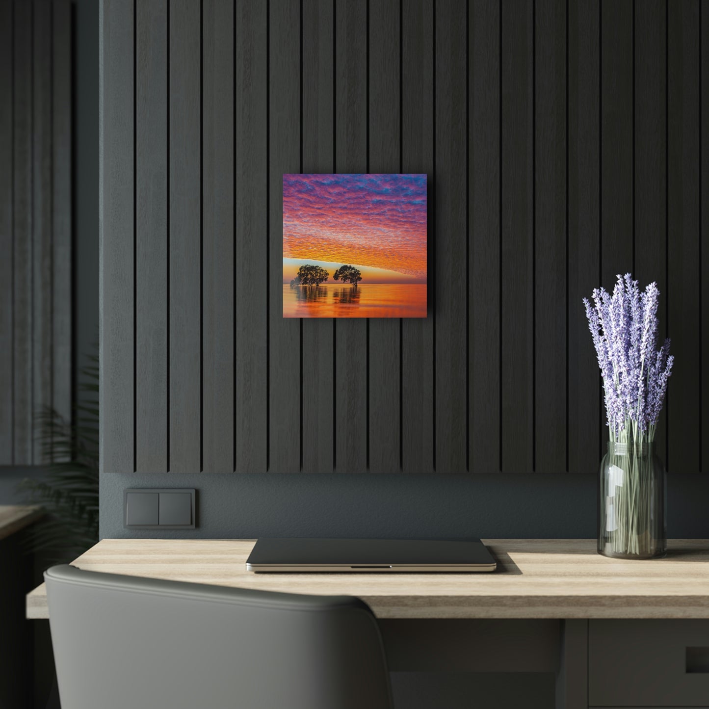 Ocean Sunset Acrylic Prints (French Cleat Hanging)