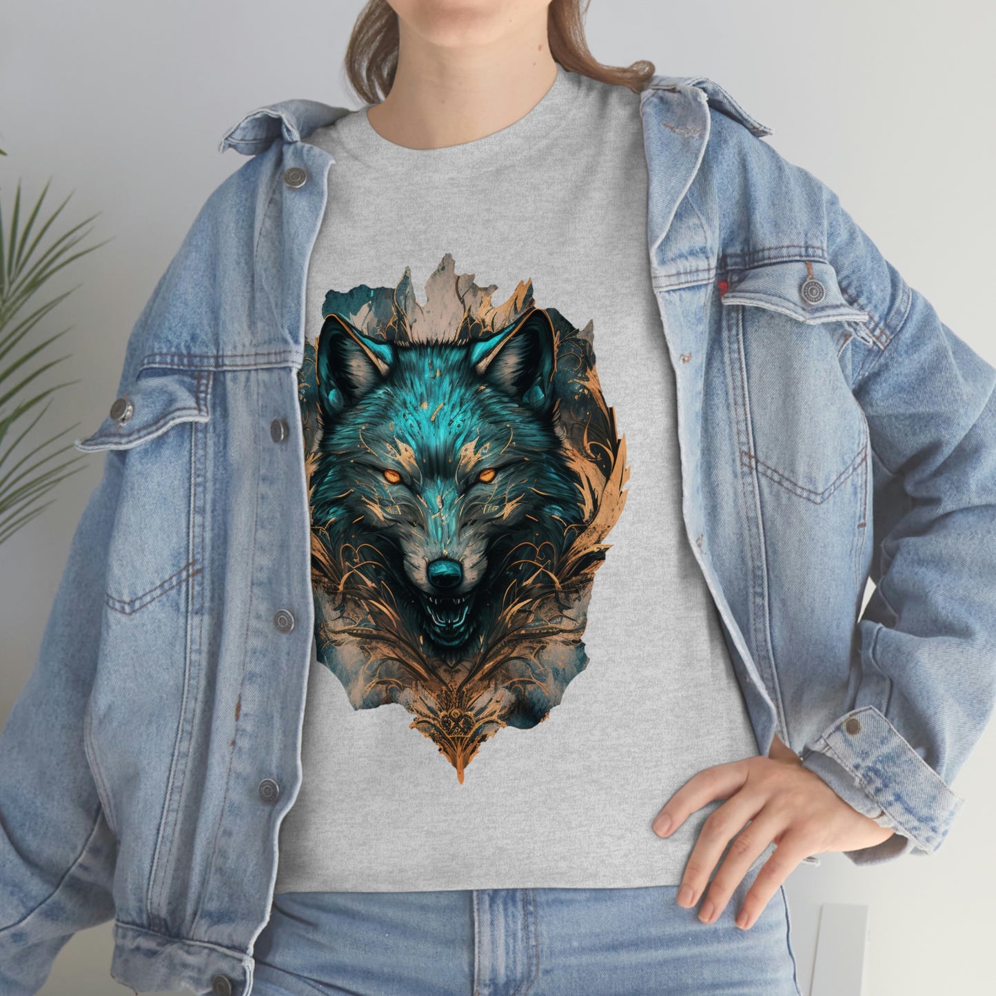 Wolf Unisex Heavy Cotton Tee