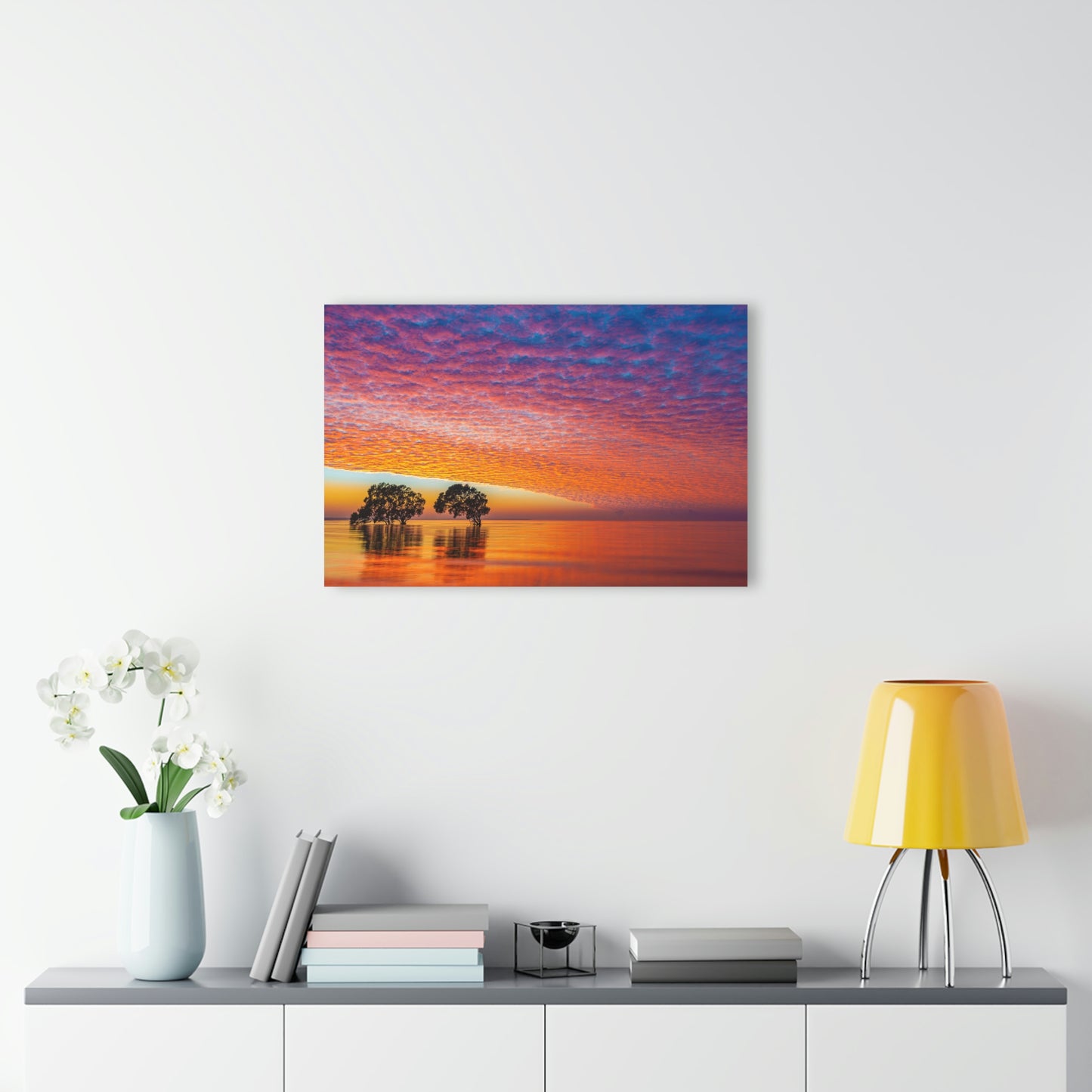 Ocean Sunset Acrylic Prints (French Cleat Hanging)