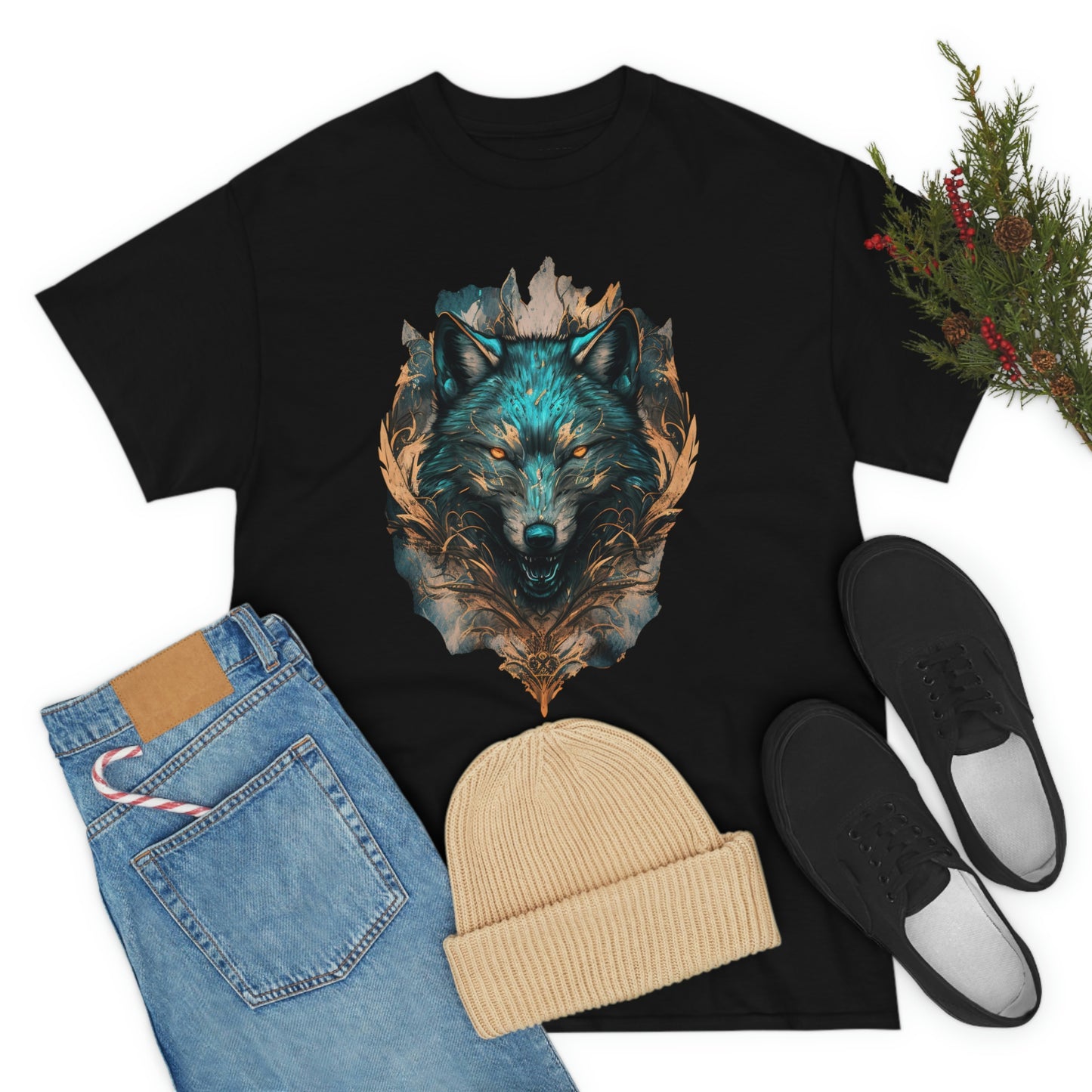 Wolf Unisex Heavy Cotton Tee