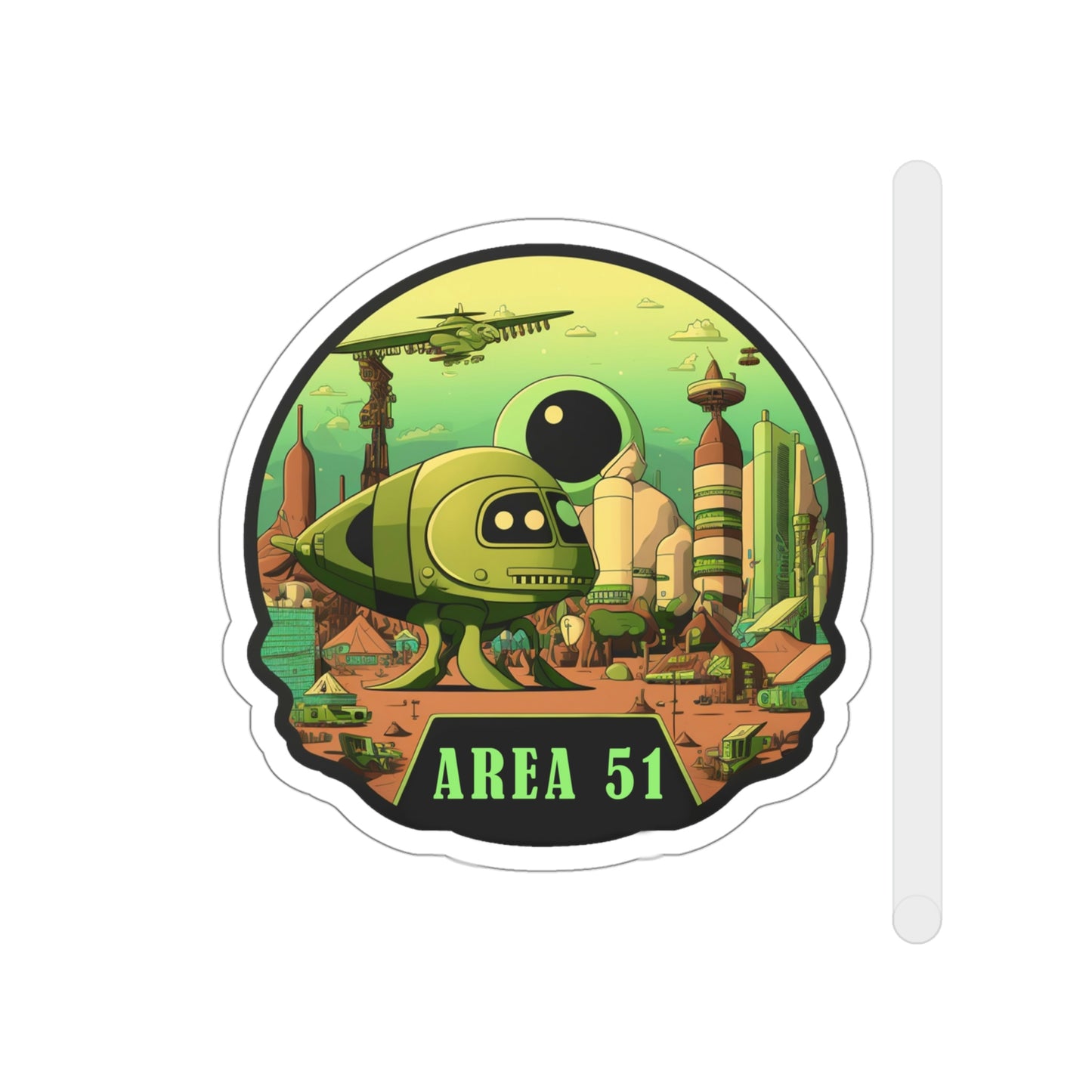 Area 1 3 Die-Cut Stickers