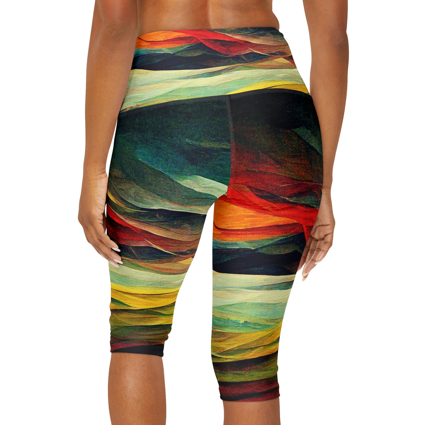 Earth wind and fire Yoga Capri Leggings