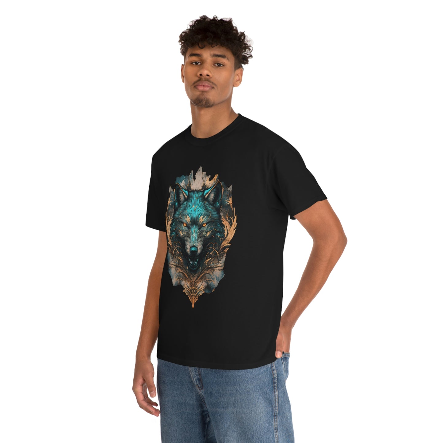 Wolf Unisex Heavy Cotton Tee