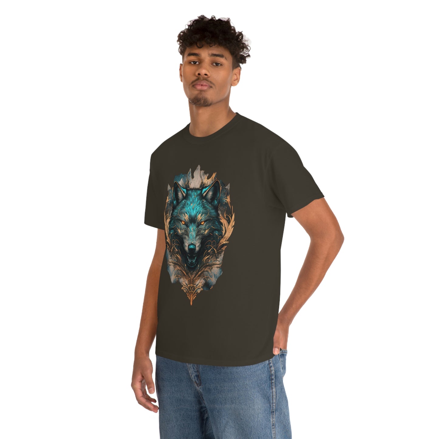 Wolf Unisex Heavy Cotton Tee