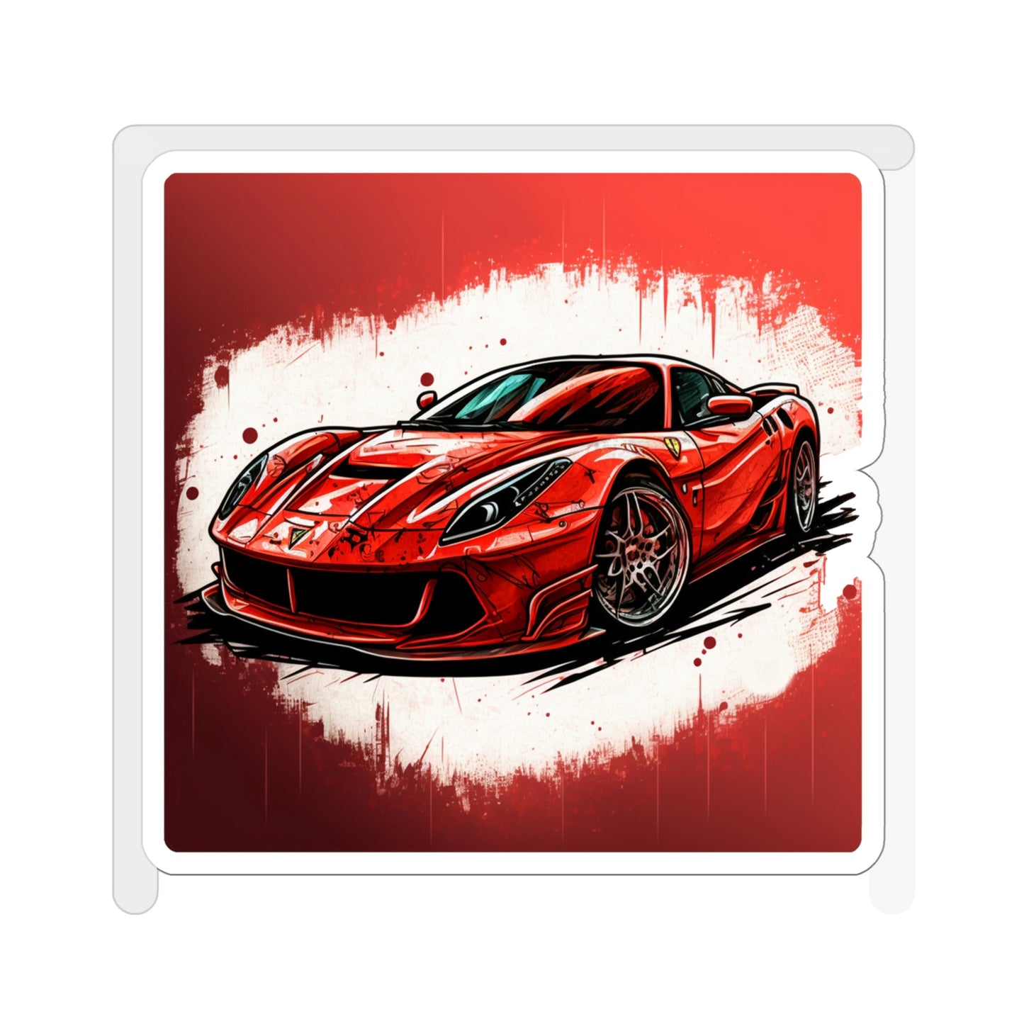 Ferrari Die-Cut Stickers