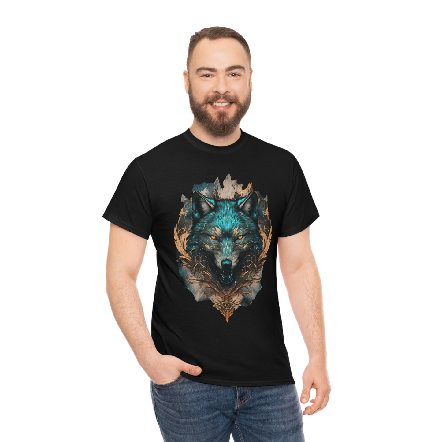 Wolf Unisex Heavy Cotton Tee