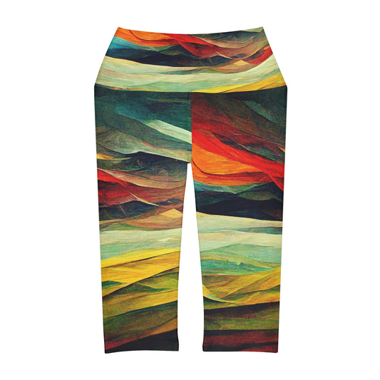 Earth wind and fire Yoga Capri Leggings