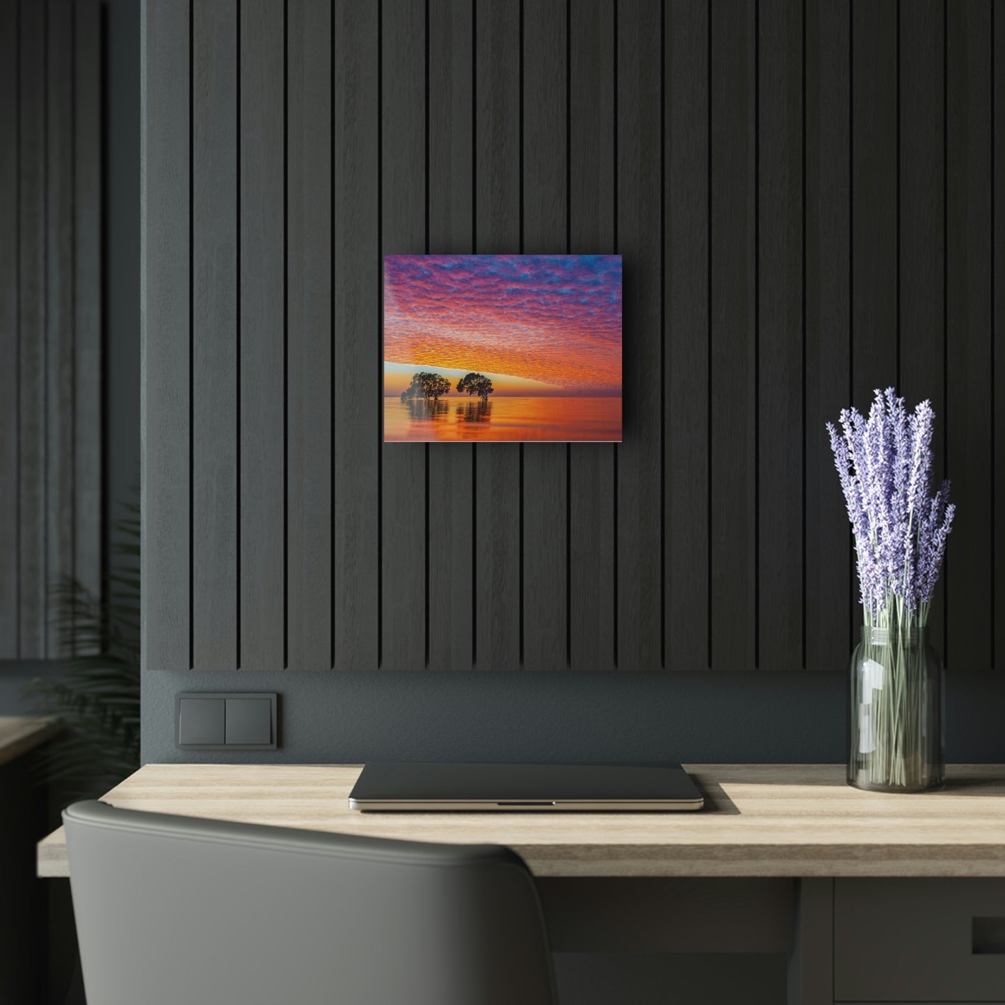 Ocean Sunset Acrylic Prints (French Cleat Hanging)