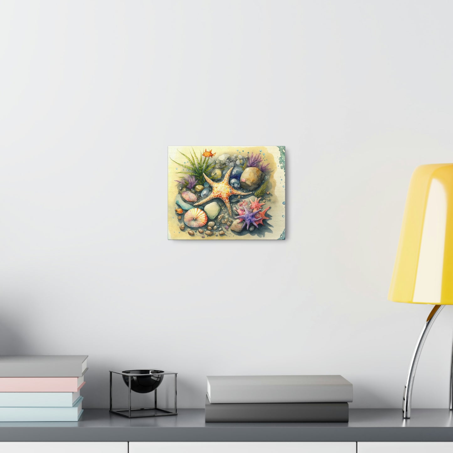 The Rockpool watercolor painting Canvas Gallery Wraps