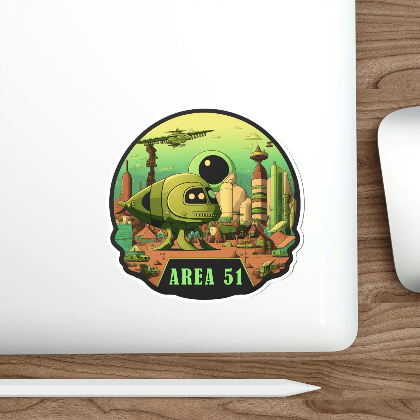 Area 1 3 Die-Cut Stickers