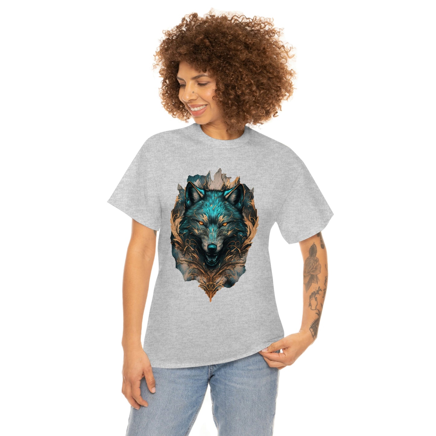 Wolf Unisex Heavy Cotton Tee