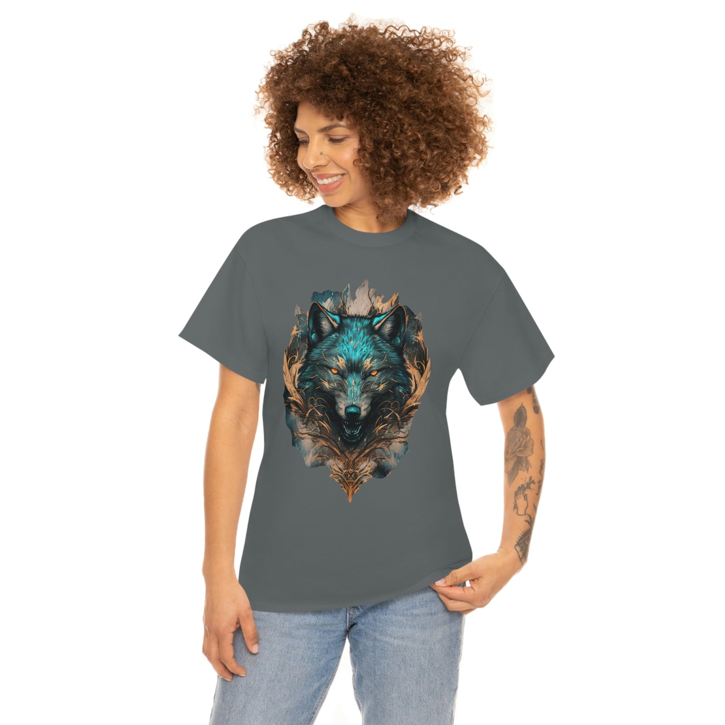 Wolf Unisex Heavy Cotton Tee