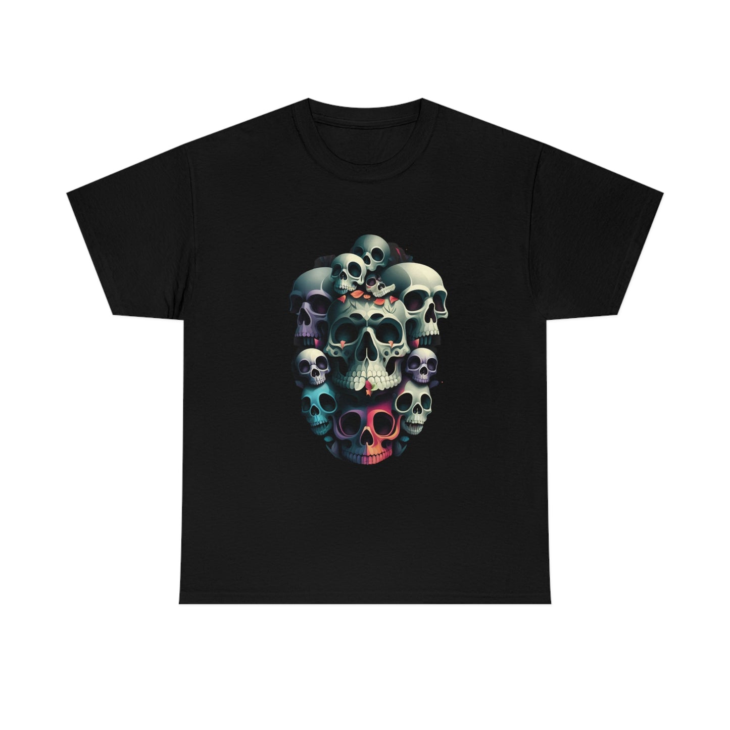 Skull print Unisex Heavy Cotton Tee