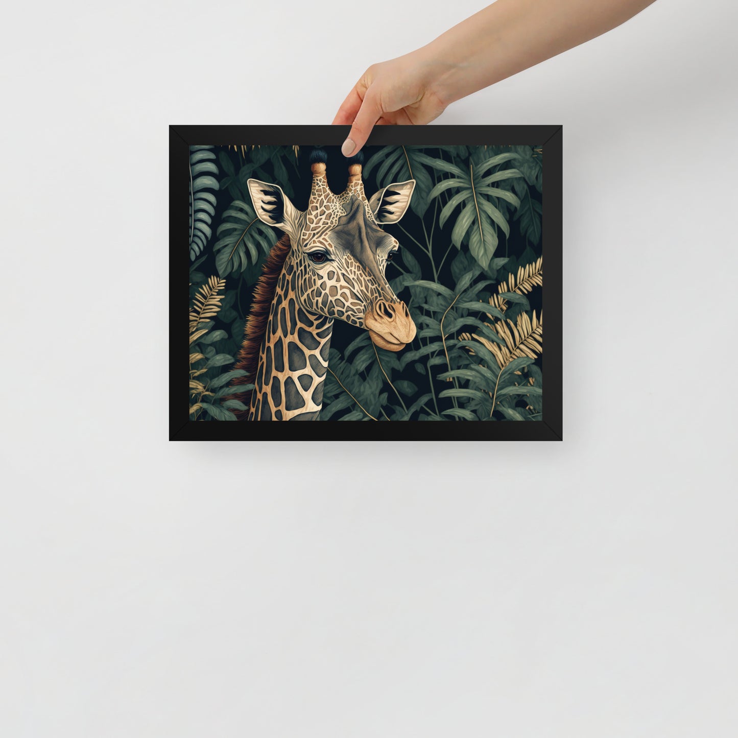 Giraffe Framed poster