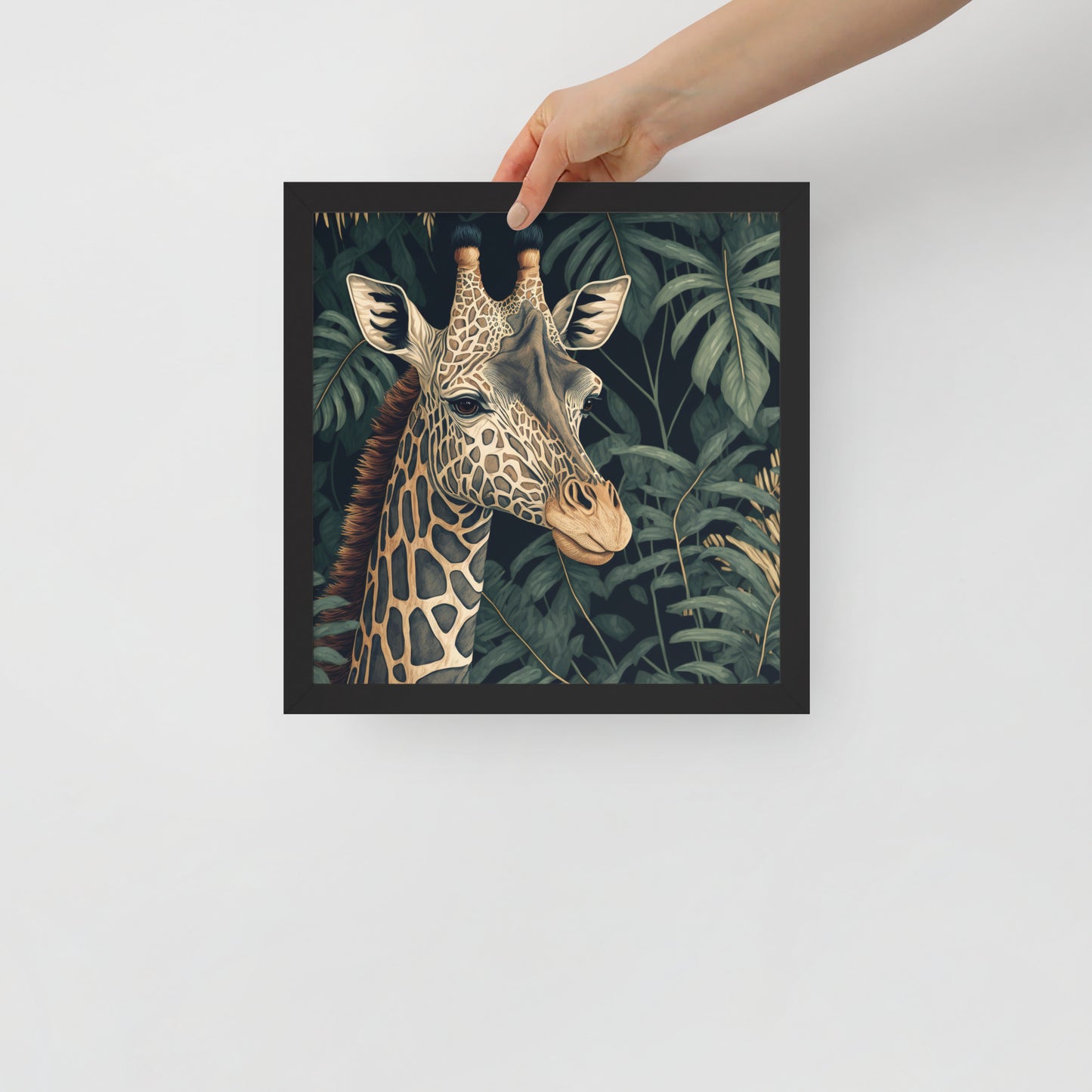 Giraffe Framed poster