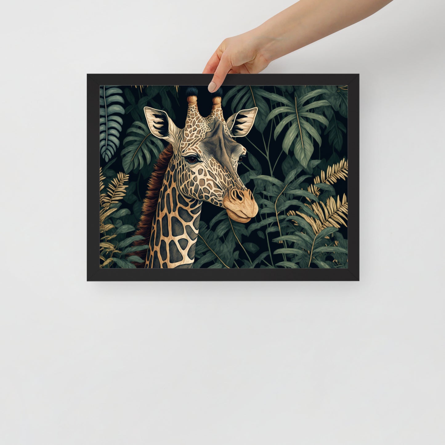 Giraffe Framed poster