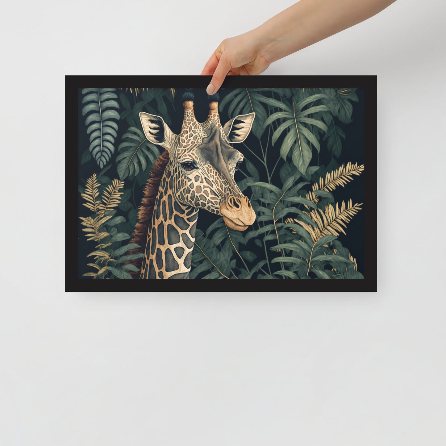 Giraffe Framed poster