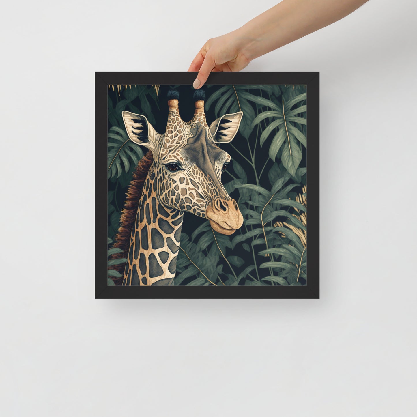 Giraffe Framed poster