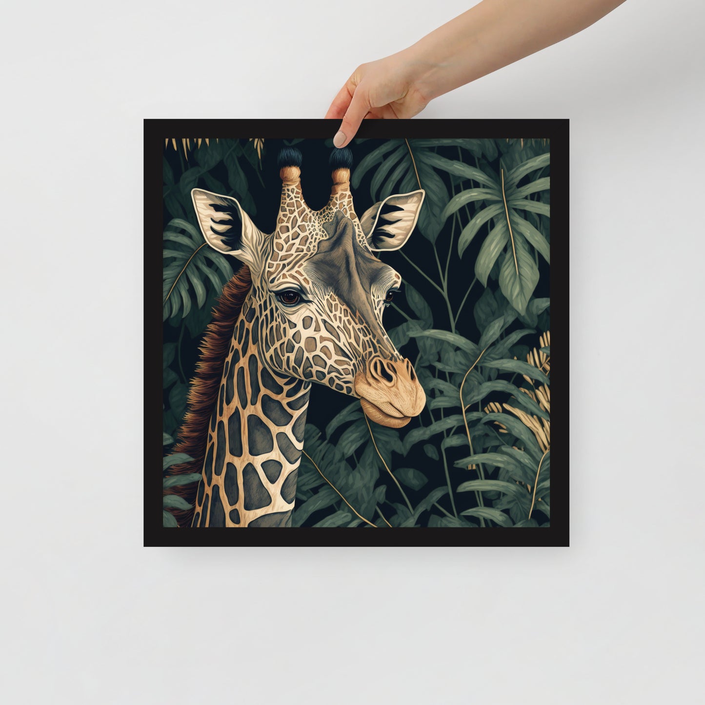 Giraffe Framed poster