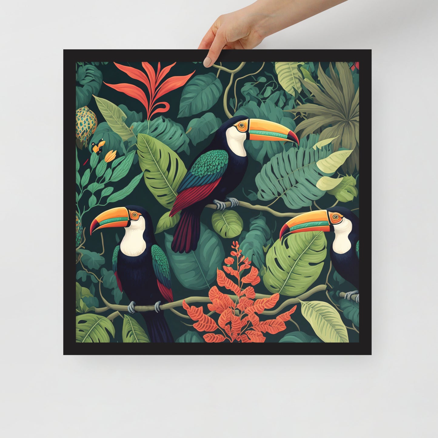 Colorful Toucans