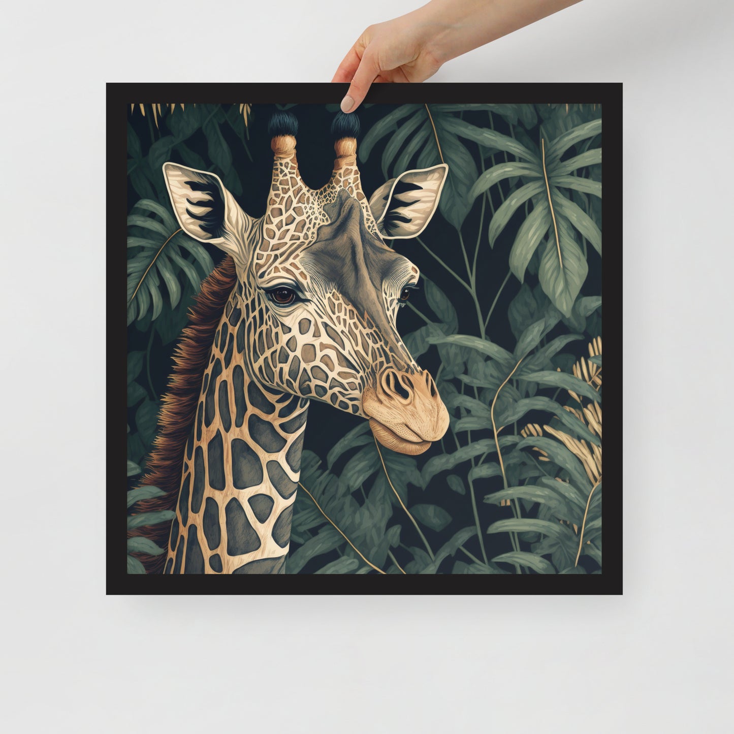 Giraffe Framed poster