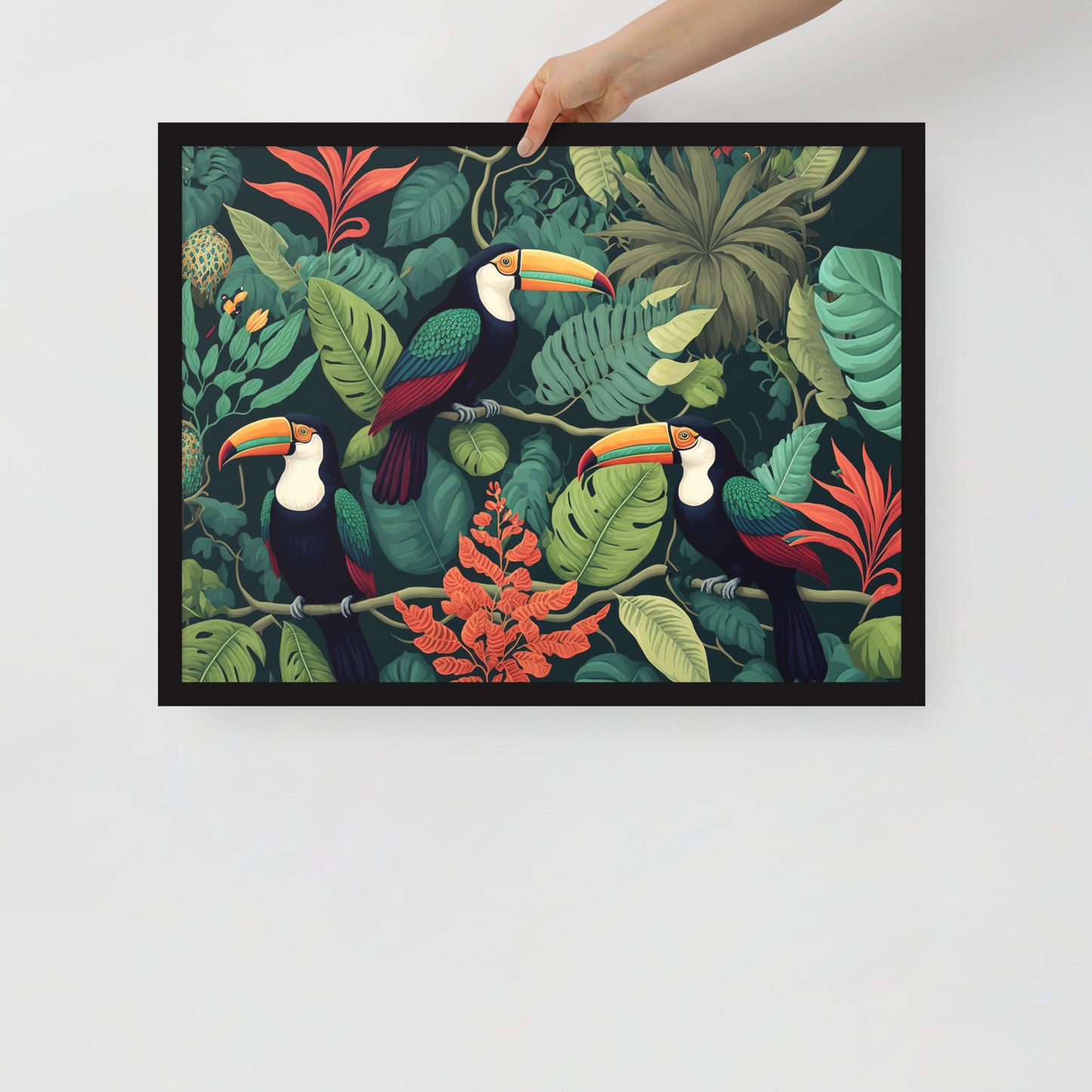 Colorful Toucans