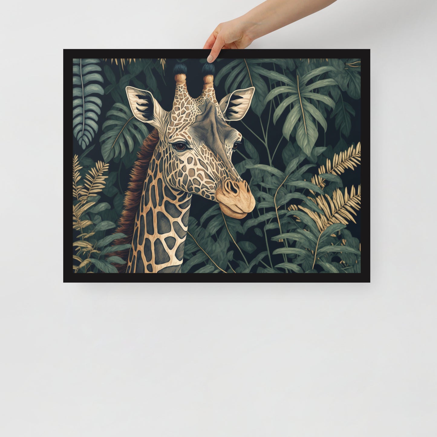 Giraffe Framed poster