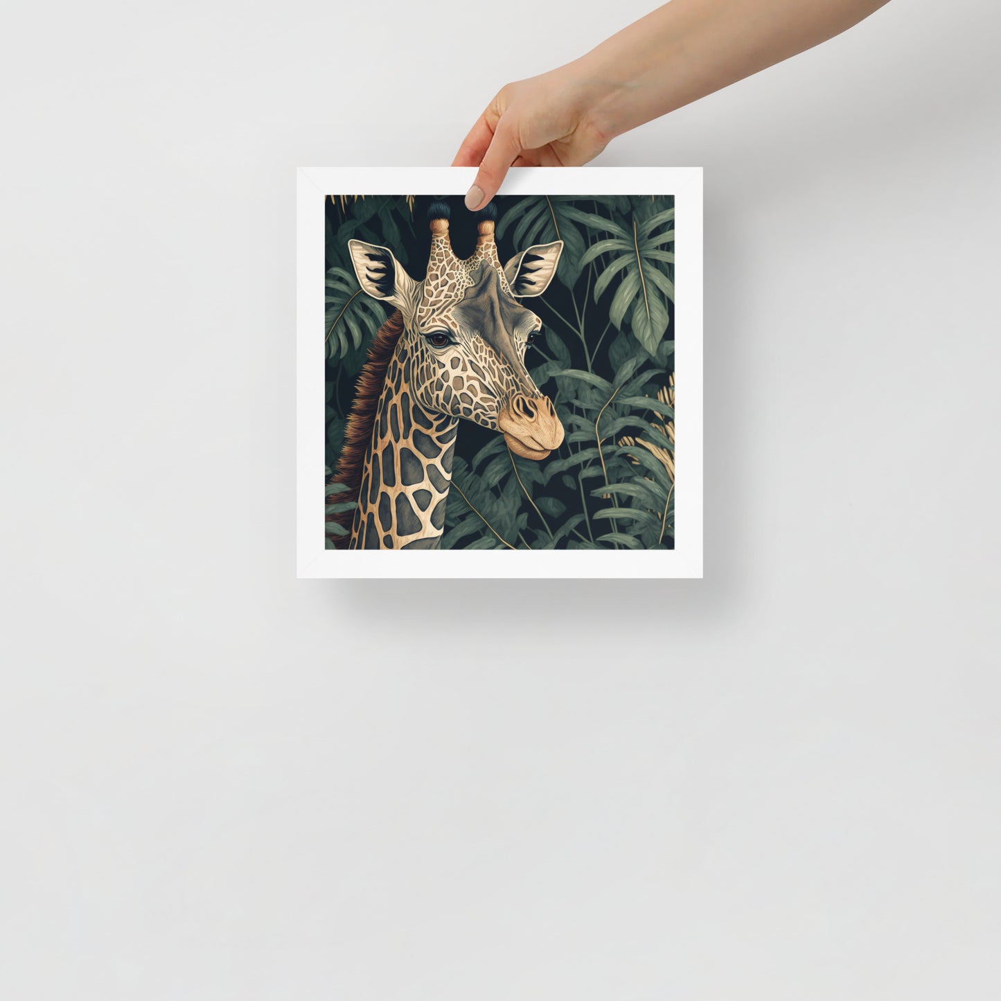 Giraffe Framed poster