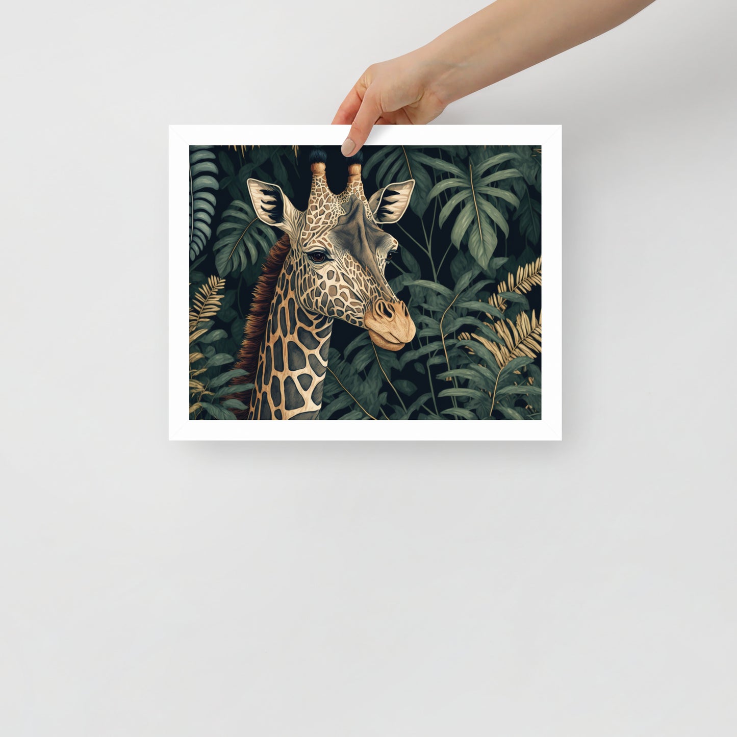 Giraffe Framed poster