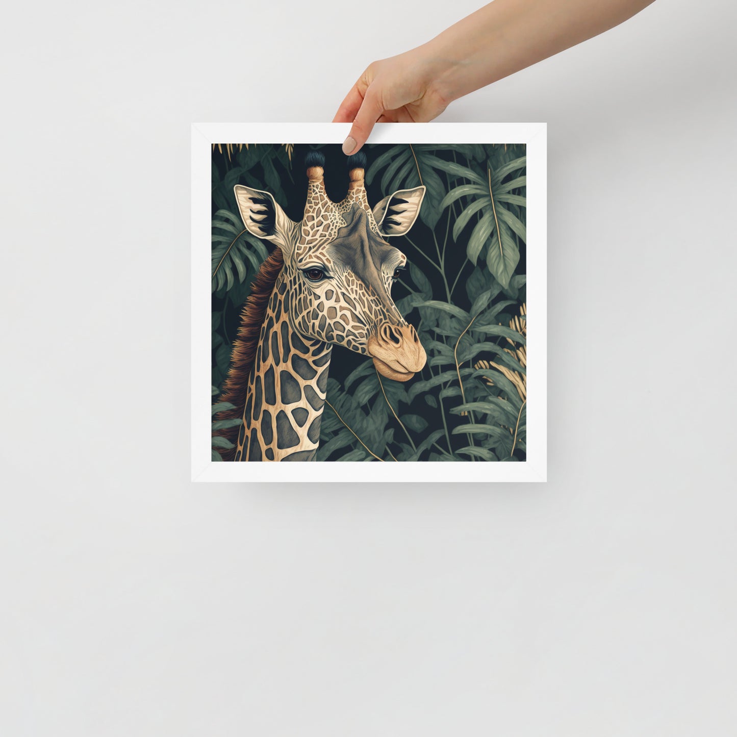 Giraffe Framed poster