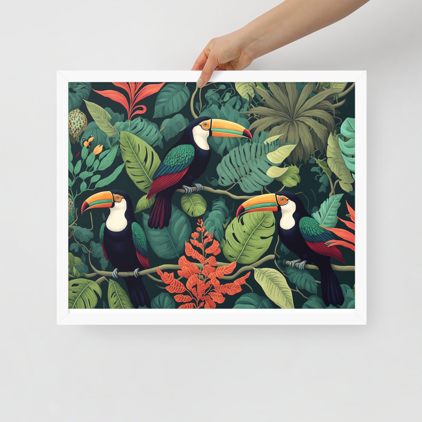 Colorful Toucans