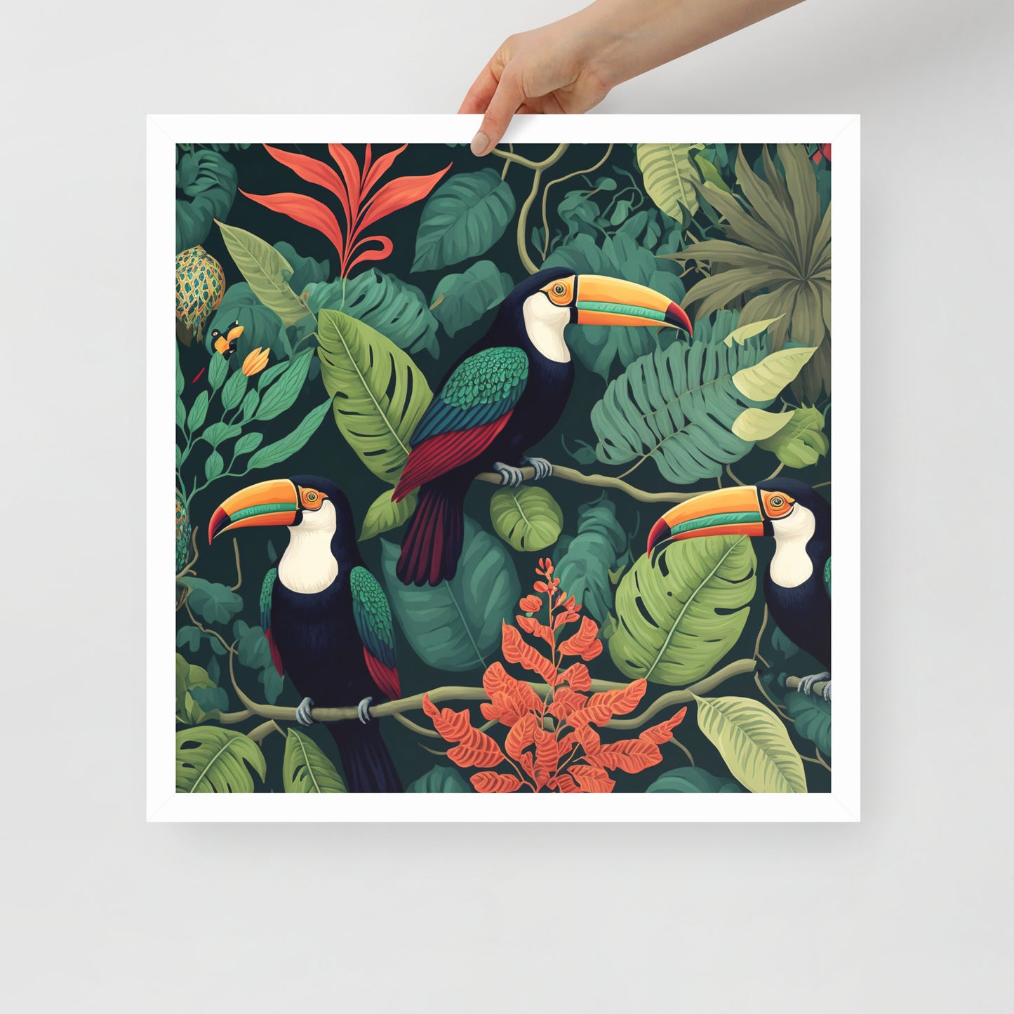 Colorful Toucans